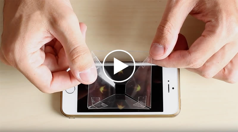 Come Creare Degli Ologrammi Con Il Proprio Cellulare Incredibile