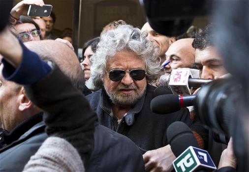 Beppe Grillo al Quirinale per l’incontro con Napolitano