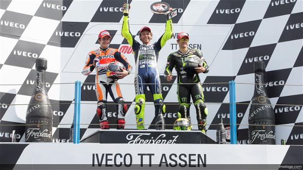 Motogp Assen, trionfo di Valentino Rossi