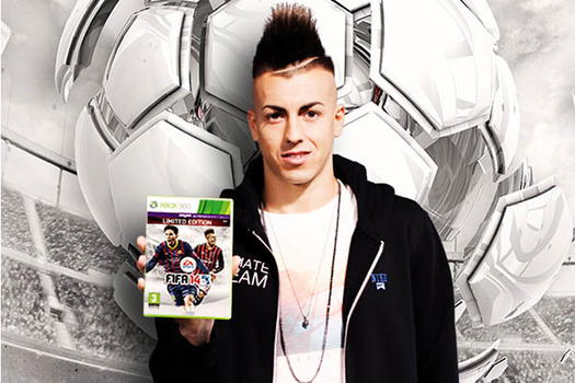 Stephan El Shaarawy sulla copertina di FIFA 14 insieme a Messi