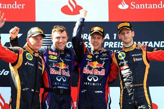 F1, Gp Germania: vince Sebastian Vettel, Alonso 4°