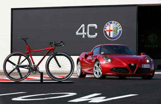 Alfa Romeo 4C e il progetto Bicicletta 4C IFD con Compagnia Ducale