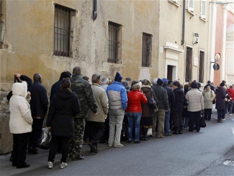 Istat, allarme povertà: in Italia 4,8 milioni di poveri