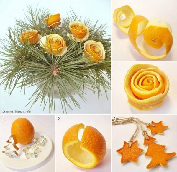decorazioni arancie