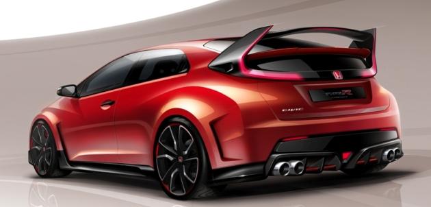 Honda Civic Type R Concept debutta al Salone dell’Auto di Ginevra 2014