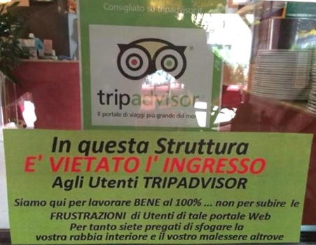 “No utenti di TripAdvisor”: lo strano divieto all’Ottavo Nano di Brescia