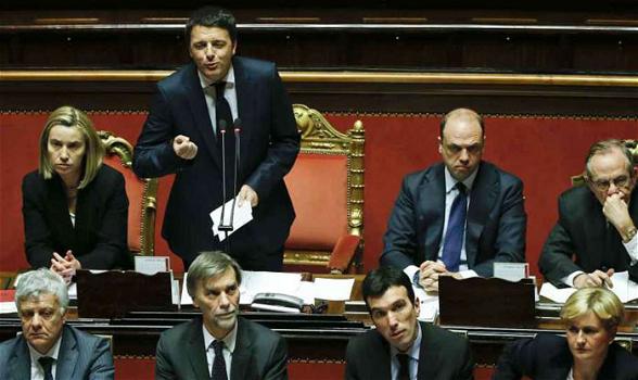 Fiducia del Senato a Matteo Renzi con 169 voti favorevoli