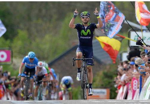 Ciclismo: Alejandro Valverde vince la Freccia-Vallone