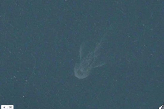 Il mostro di Loch Ness fotografato nelle mappe di Apple
