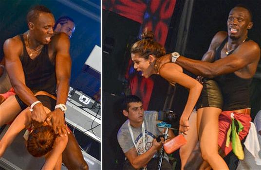 Scandaloso Usain Bolt beccato a ballare una danza sexy