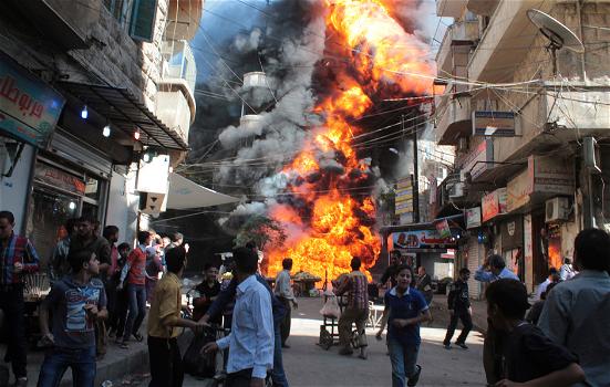 Terribile esplosione ad Aleppo. Distrutto l’Hotel Carlton