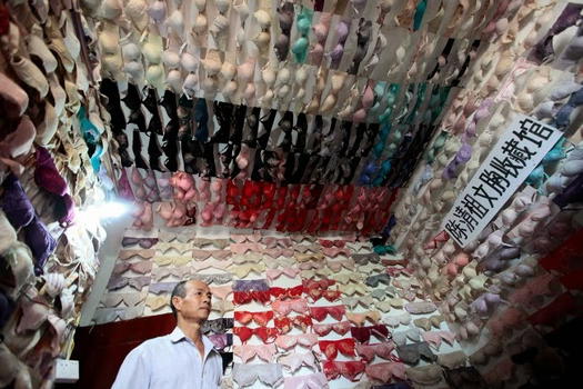Colleziona reggiseni e vuole aprire un museo