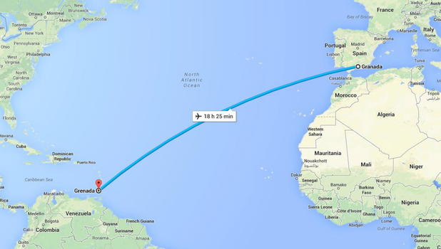 Per un malinteso turista atterra ai Caraibi invece che in Spagna