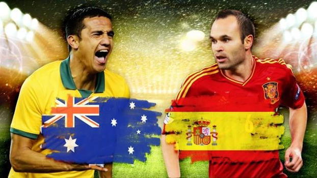 Australia-Spagna 0-3: le furie rosse salvano la faccia