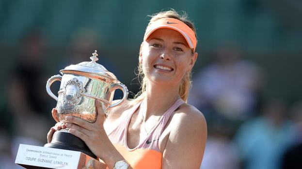 Roland Garros: trionfo della Sharapova in finale contro la Halep
