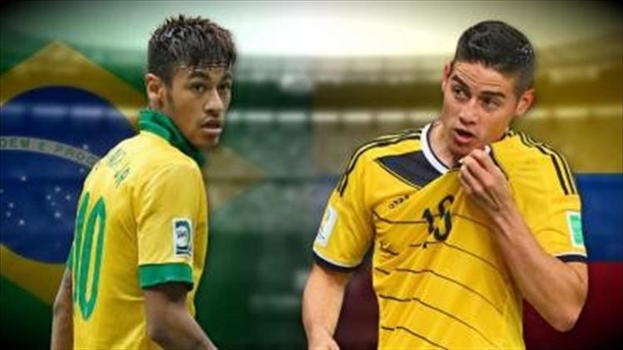 Brasile-Colombia: ore 22, derby tra sudamericane
