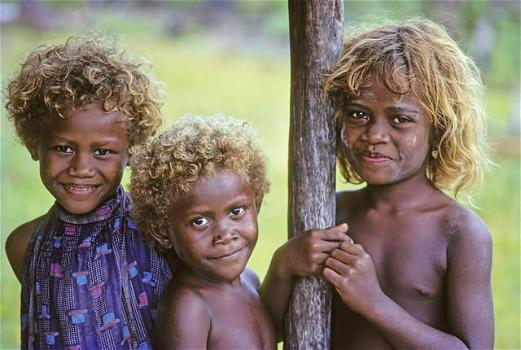 I tratti somatici insoliti degli abitanti della Melanesia