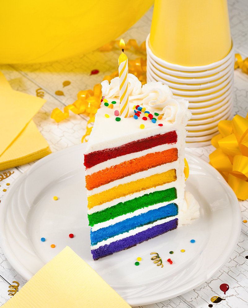 Torta arcobaleno