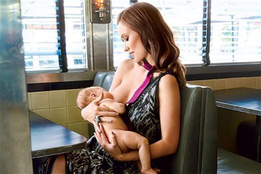 Olivia Wilde su Glamour mentre allatta il figlio