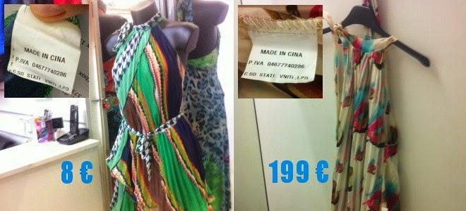 Truffa a Padova: compra vestito a 199 euro, ma i cinesi lo vendono 8 euro