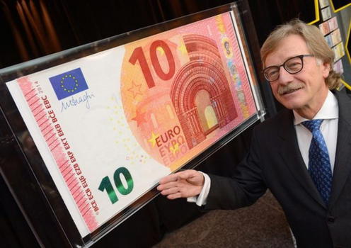 Eurozona: arriva la nuova banconota da 10 euro