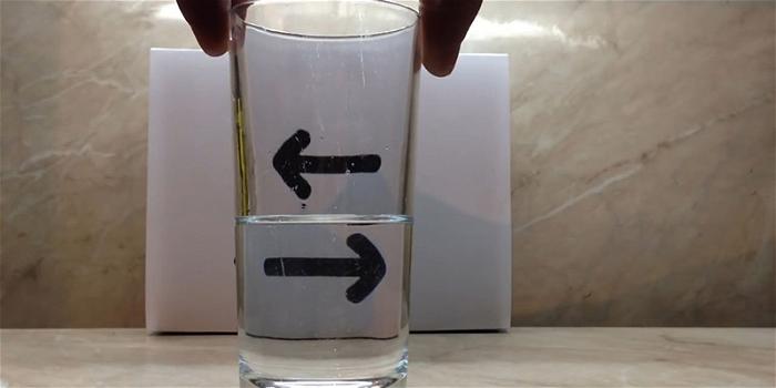 Ecco un trucco incredibile con un bicchiere d’acqua