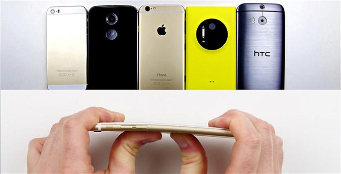 Prova a piegare diversi smartphone per vedere se fanno la fine dell’iPhone 6 Plus
