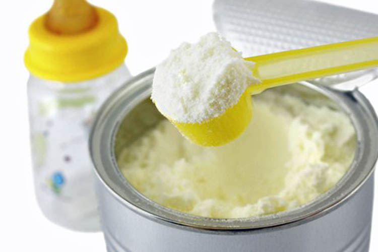 Contenitore dispenser per latte in polvere per bambini, 4 strati