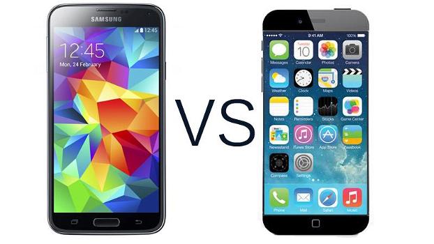 Samsung S5 vs iPhone 6: i due big a confronto