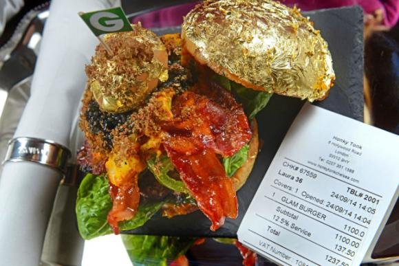 Gli hamburger d’oro più costosi del mondo