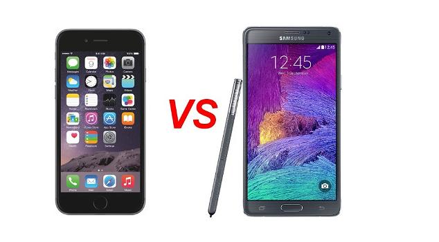 iPhone 6 Plus vs Galaxy Note 4: il confronto