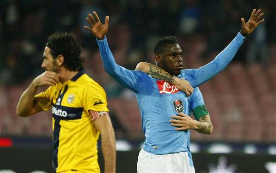 Serie A: il Napoli batte il Parma e sale al terzo posto