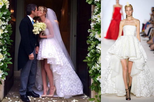 Alessia Marcuzzi si sposa in gran segreto a Londra e Facchinetti si complimenta