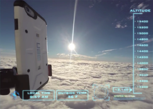 Mandano un iPhone 6 nello spazio, ecco l’incredibile video