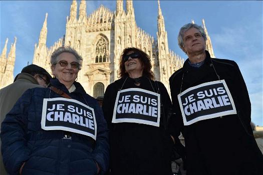Charlie Hebdo: anche Milano in piazza in ricordo delle vittime