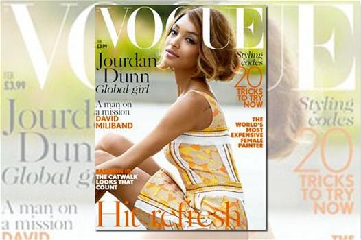 Jourdan Dunn è la prima modella di colore su Vogue UK in 12 anni