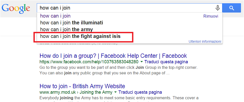 Google elimina il termine di ricerca “Come unirsi allo Stato Islamico”