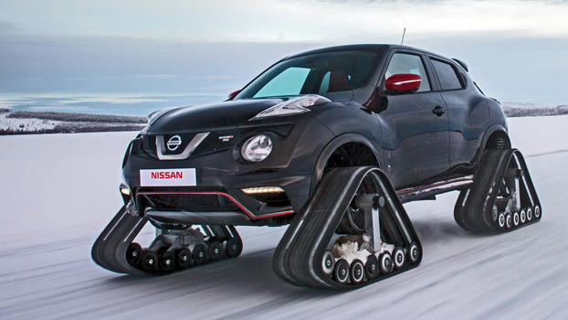 Nissan Juke RSnow: la versione cingolata del crossover giapponese
