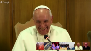 Papa Francesco sbarca su Hangout: ecco il video della sua iniziativa