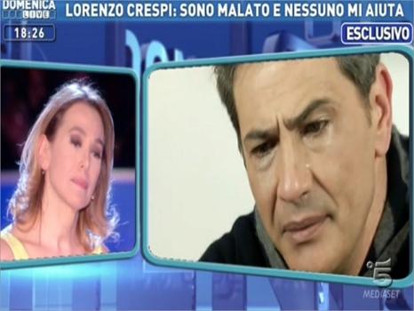 Domenica Live: salta collegamento con Lorenzo Crespi. E’ caos