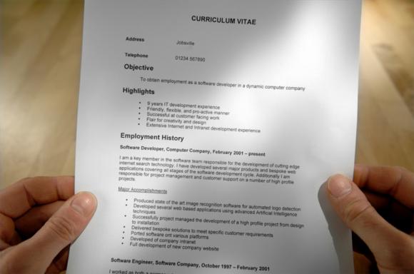Redigere curriculum vitae 05 picture