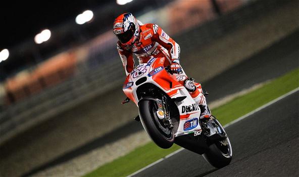 Qatar, Ducati di Dovizioso in pole position per la MotoGP