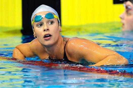 Federica Pellegrini impegnata nelle gare, per un anno super veloce