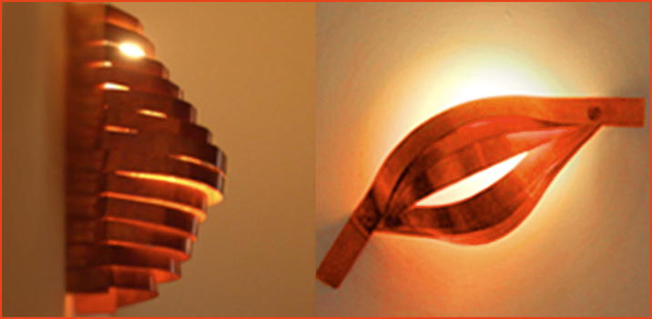 Luminosità delle lampade in rame, sobrie ma sofisticate