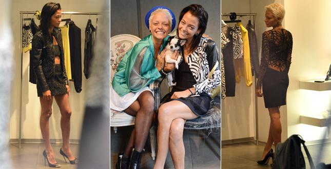 Le Donatella fanno shopping da Richmond, a Milano
