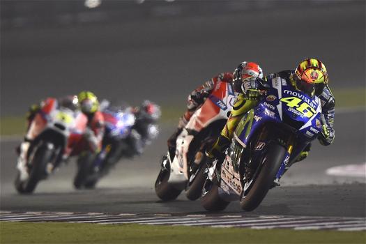 Moto Gp: trionfo italiano in Qatar, vince Valentino Rossi