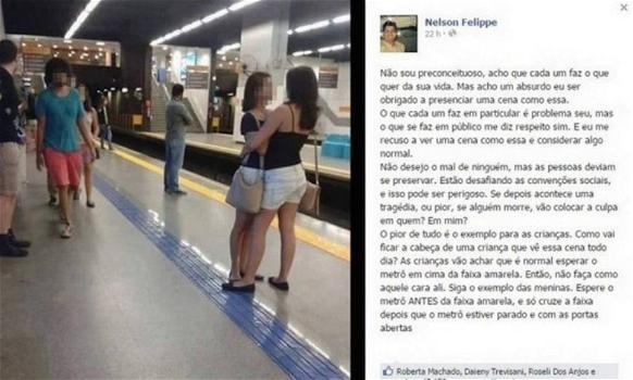 La foto delle due omosessuali in metropolitana diventa virale: scoprite perché!