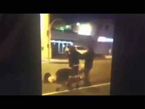 Australia: ecco il VIDEO SHOCK del padre che viene pestato dai ragazzini per difendere la figlia