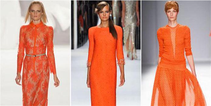 Giallo e arancione, colori moda Primavera-Estate 2015
