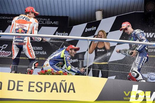 Moto GP: vittoria di Lorenzo in Spagna. Rossi terzo, ma ancora leader della classifica